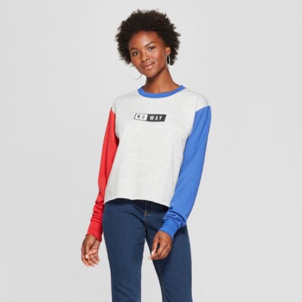 *DONATING TOMORRROW* No Way Colorblock Sweatshirt